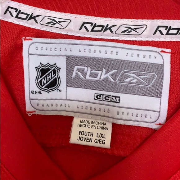 Reebok VINTAGE RED WINGS Jersey Shirt - Picture 4 of 5